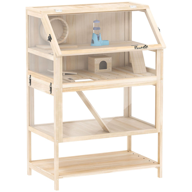 Hamster Cage with 3 Levels, Accessories, Easy Clean