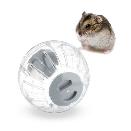 Balle pour hamster avec couvercle gris