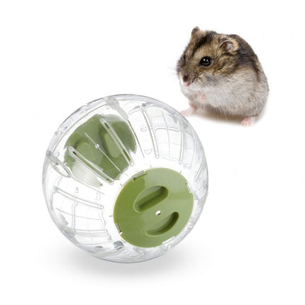 Balle pour hamster avec couvercle vert