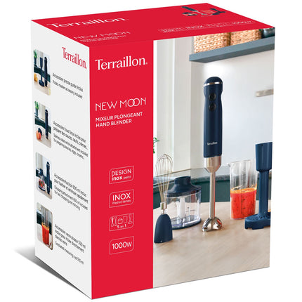 Stabmixer 1000W – Variable Geschwindigkeit, Turbo, Zubehör