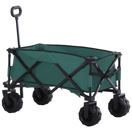 Zusammenklappbarer Gartenwagen aus Metall - 360° Teleskopgriff, 20 kg Tragkraft