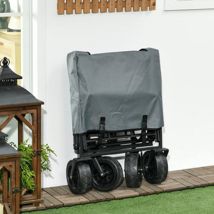 Collapsible trolley with cooler bag, 120 kg capacity