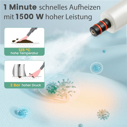 Dampfreiniger, Handgerät, 1400W, 400ml Tank