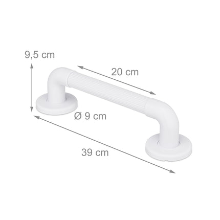 Handle in white plastic