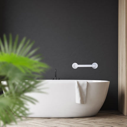 Handle in white plastic