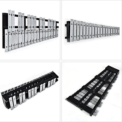 Handpercussion Glockenspiel Xylophon mit Schlägeln Tragetasche 30 Töne