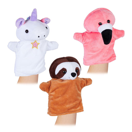 Hand puppets for children set of 3