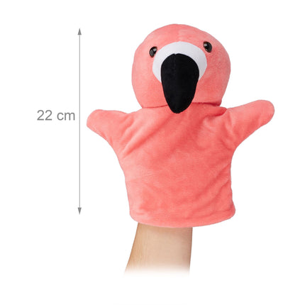 Marionnettes à main avec des animaux pour enfants