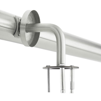 Handrail in stainless steel