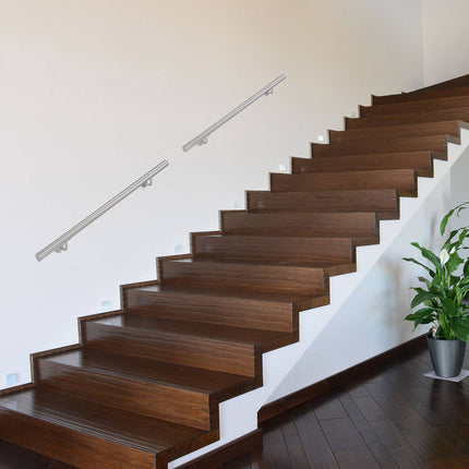Handrail in stainless steel