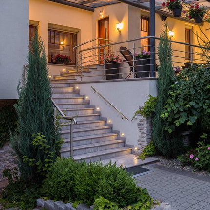 Handrail in stainless steel