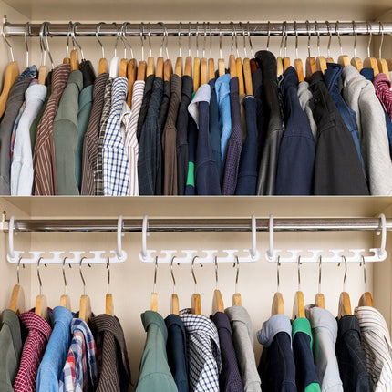 Kleiderbügel-Organizer für 40 Artikel Plusrobe InnovaGoods 24 Stück