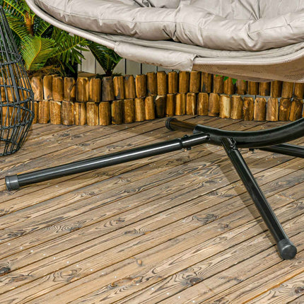 2-Sitzer-Hängekorbsessel, klappbarer Sitz, 240 kg Tragkraft