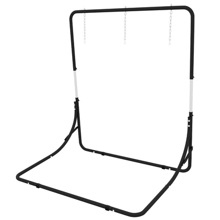 Höhenverstellbares Hängesesselgestell, 250 kg Tragkraft, schwarz