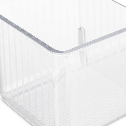Tür-Hängeorganizer, 4 Fächer, transparente Körbe