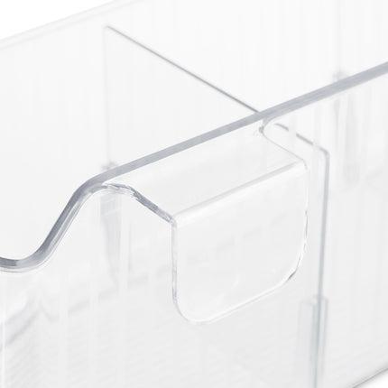 Tür-Hängeorganizer, 4 Fächer, transparente Körbe