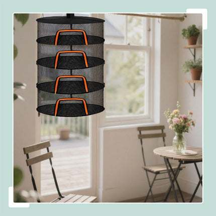 Hanging Foldable Drying Net for Herbs, Fruit, Clothes