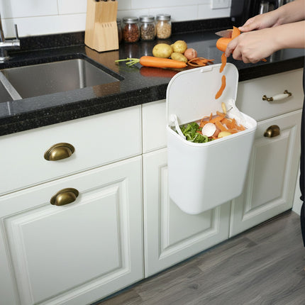 Hanging Kitchen Bin, 9L – Compact Waste Disposal
