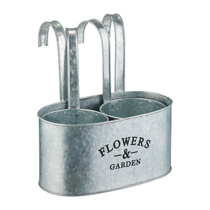 Hänge-Pflanztöpfe 3er-Set für Balkon & Garten