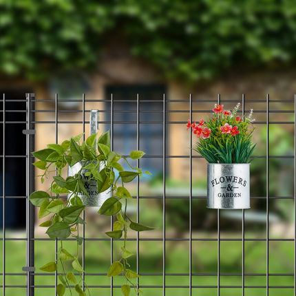 Hänge-Pflanztöpfe 3er-Set für Balkon & Garten