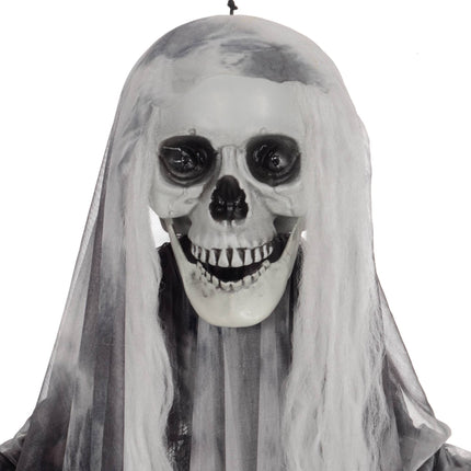 Hanging Skeleton Ghosts Set of 3, Adjustable Arms, 90/110/200cm