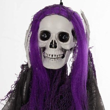 Hanging Skeleton Ghosts Set of 3, Adjustable Arms, 90/110/200cm