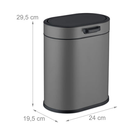 Hänge-Abfalleimer 5L mit Push-Up-Deckel für Küche/Bad