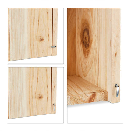 Hängender Nistkasten aus Holz