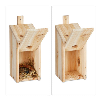 Hängender Nistkasten aus Holz