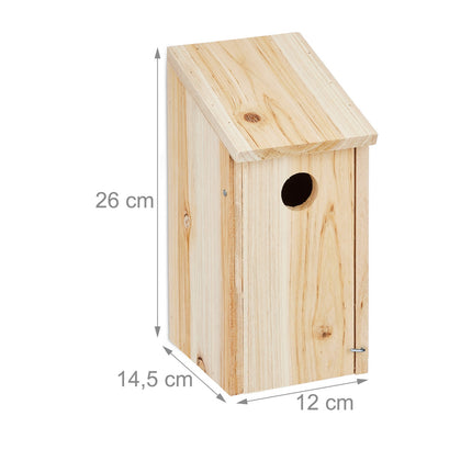 Hängender Nistkasten aus Holz