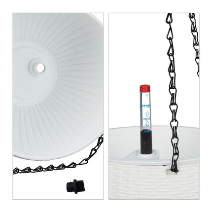 Hängeampel mit Wasserbehälter 2er Set