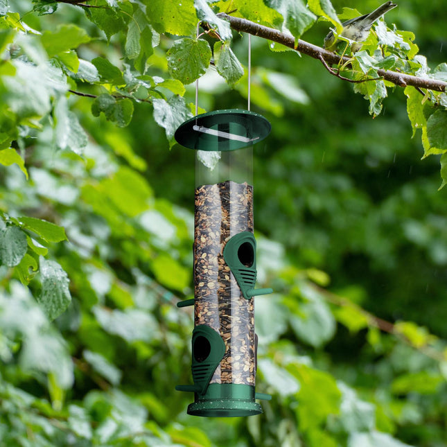 Hanging bird feeder