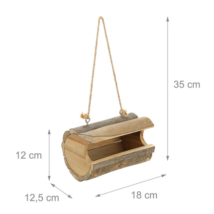 Hanging bird feeder