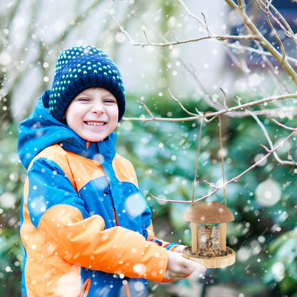 Hanging bird feeder