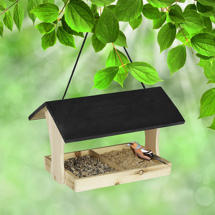 Hanging bird feeder