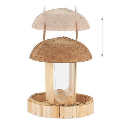 Hanging bird feeder