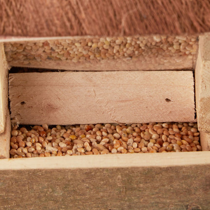 Hanging bird feeder