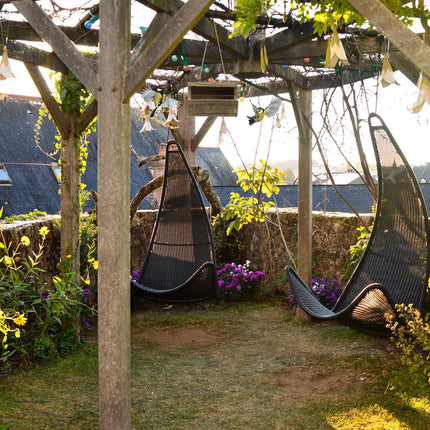 Hanging bird feeder