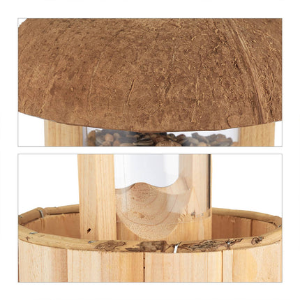 Hanging bird feeder