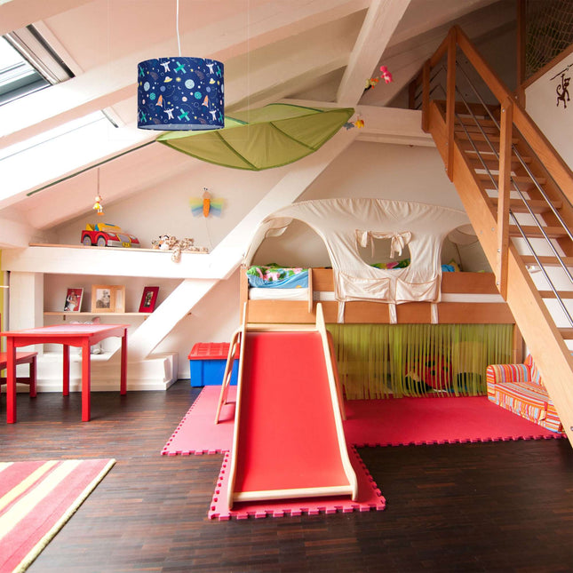 Hängelampe für Kinderzimmer Space