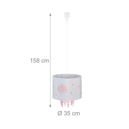 Hanging lamp for children's rooms Ballerina