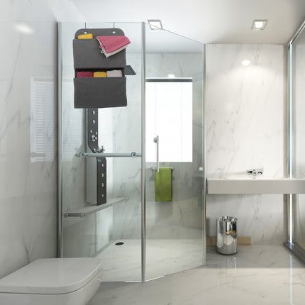 Hanging organizer with 2 compartments