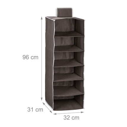 Hängeregal Kleiderschrank 6 Fächer
