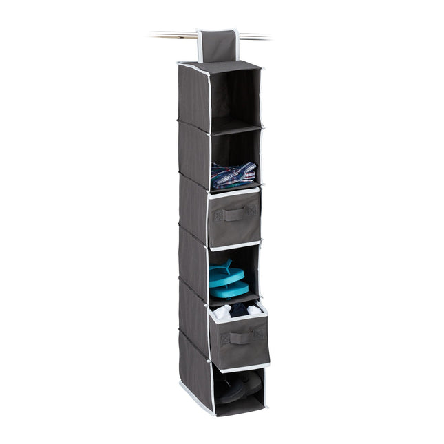 Hanging shelf for wardrobe