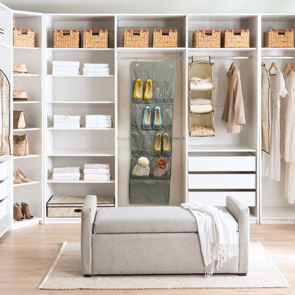 Hanging shoe storage