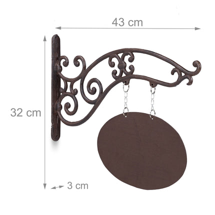 Enseigne de magasin suspendue