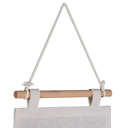 Hanging storage in fabric