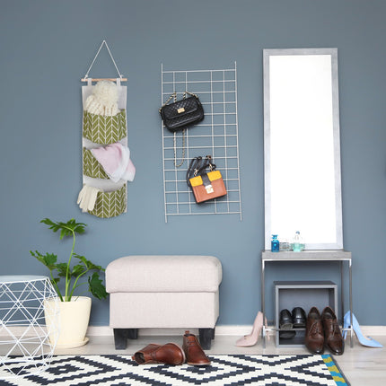 Hanging storage in fabric