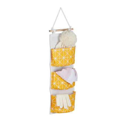 Hanging storage in fabric