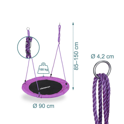 Balançoire suspendue 90 cm